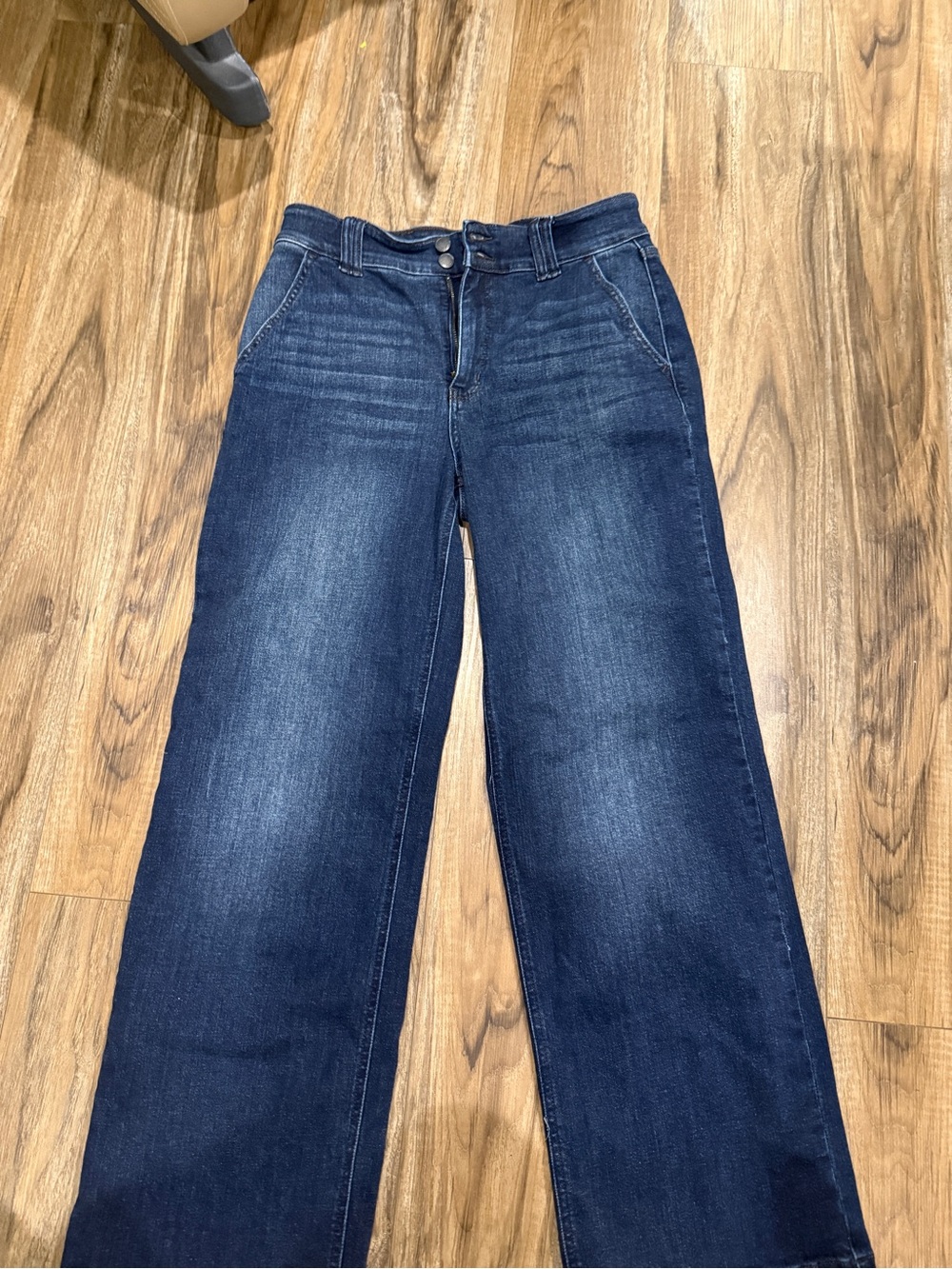 Judy Blue Dark Blue Wide Leg Jeans